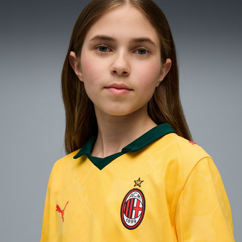 AC Milan Youth 2025/26 Third Replica Jersey on sale - Yellow 