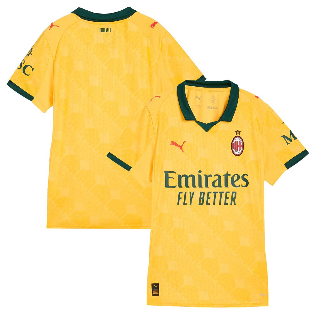 AC Milan Women's 2025/26 Third Replica Jersey on sale - Yellow 