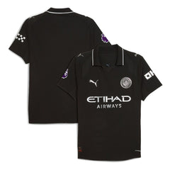 Manchester City 2025/26 Away Jersey Discount - Black 