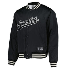 Juventus  Collegiate Sateen Full-Snap Jacket Discount - Black 