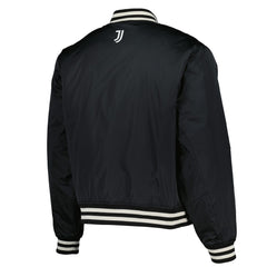 Juventus  Collegiate Sateen Full-Snap Jacket Discount - Black 
