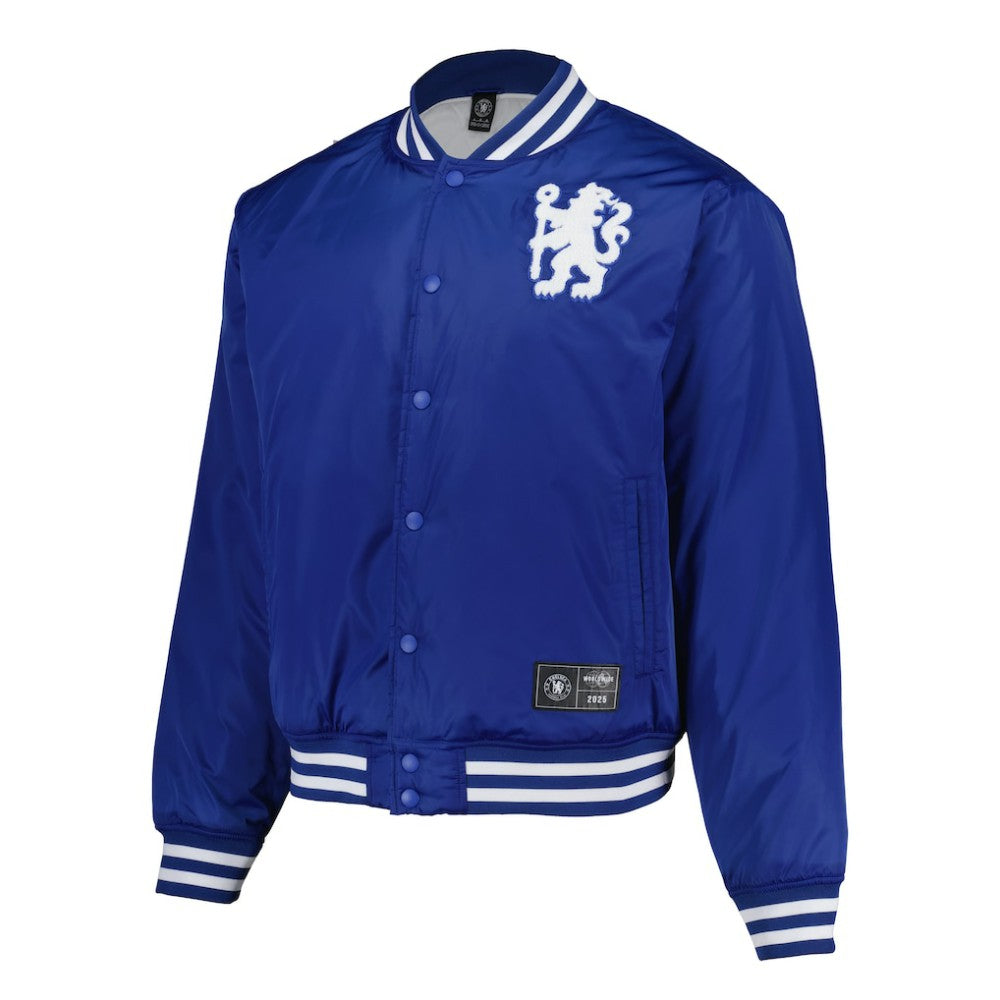 Chelsea  Collegiate Sateen Full-Snap Jacket on sale - Royal 
