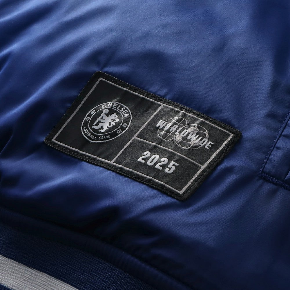 Chelsea  Collegiate Sateen Full-Snap Jacket on sale - Royal 