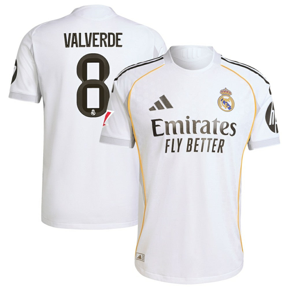 Federico Valverde Real Madrid 2025/26 Home Jersey Discount - White 