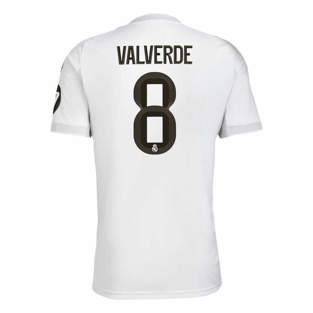 Federico Valverde Real Madrid 2025/26 Home Replica Jersey Discount - White 