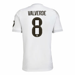 Federico Valverde Real Madrid 2025/26 Home Replica Jersey Discount - White 