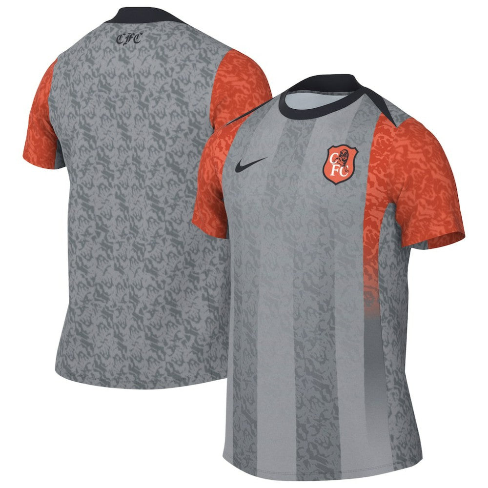 Chelsea 2025/26 Academy Pro Pre-Match Top on sale - Gray 