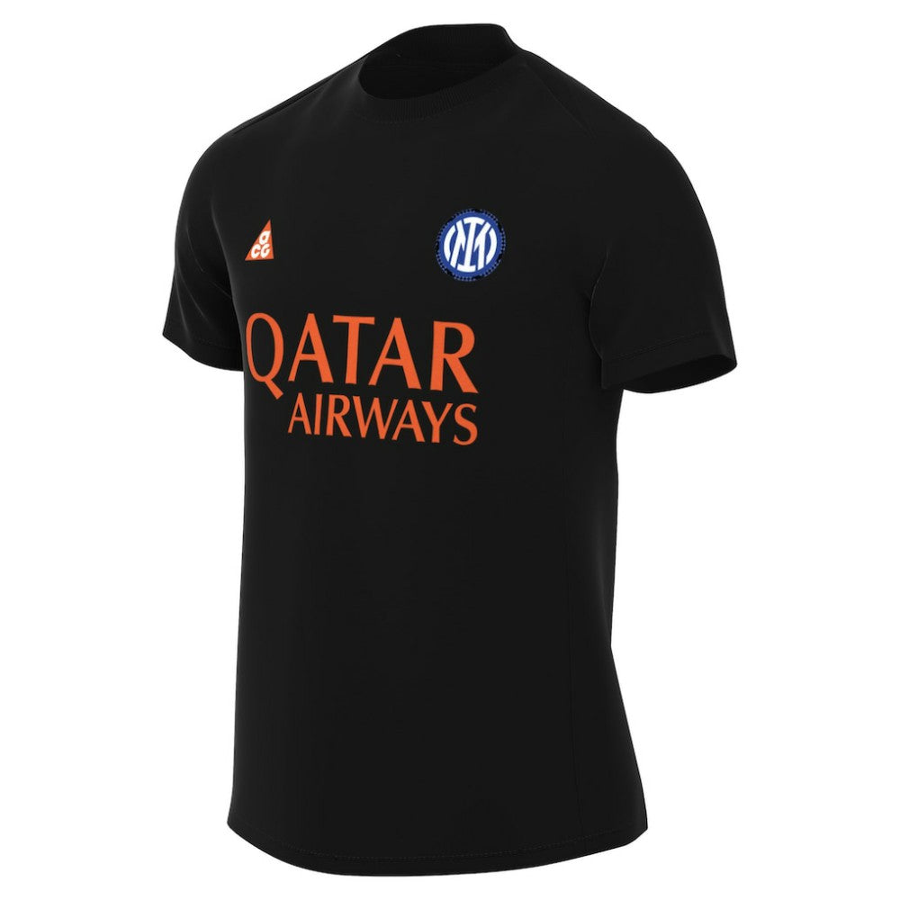 Inter Milan Academy Pro Dri-FIT Pre-Match Top Discount - Black 