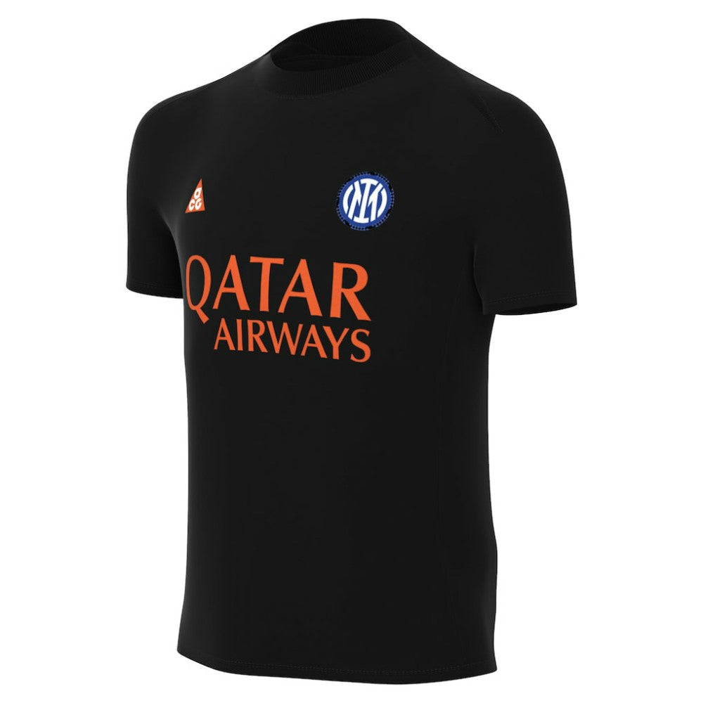 Inter Milan Youth Pre-Match Dri-FIT Top Discount - Black 