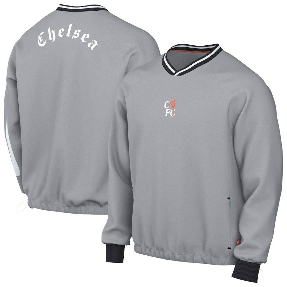 Chelsea 2025/26 Academy Shell Pullover on sale - Gray 