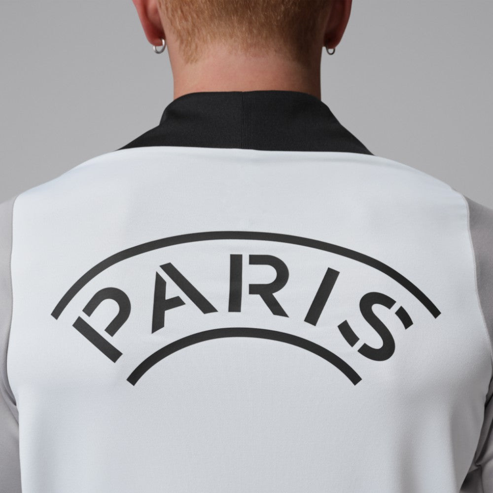 Paris Saint-Germain Jordan Brand Men's Strike Drill Quarter-Zip Long Sleeve Dri-FIT Top on sale - White 
