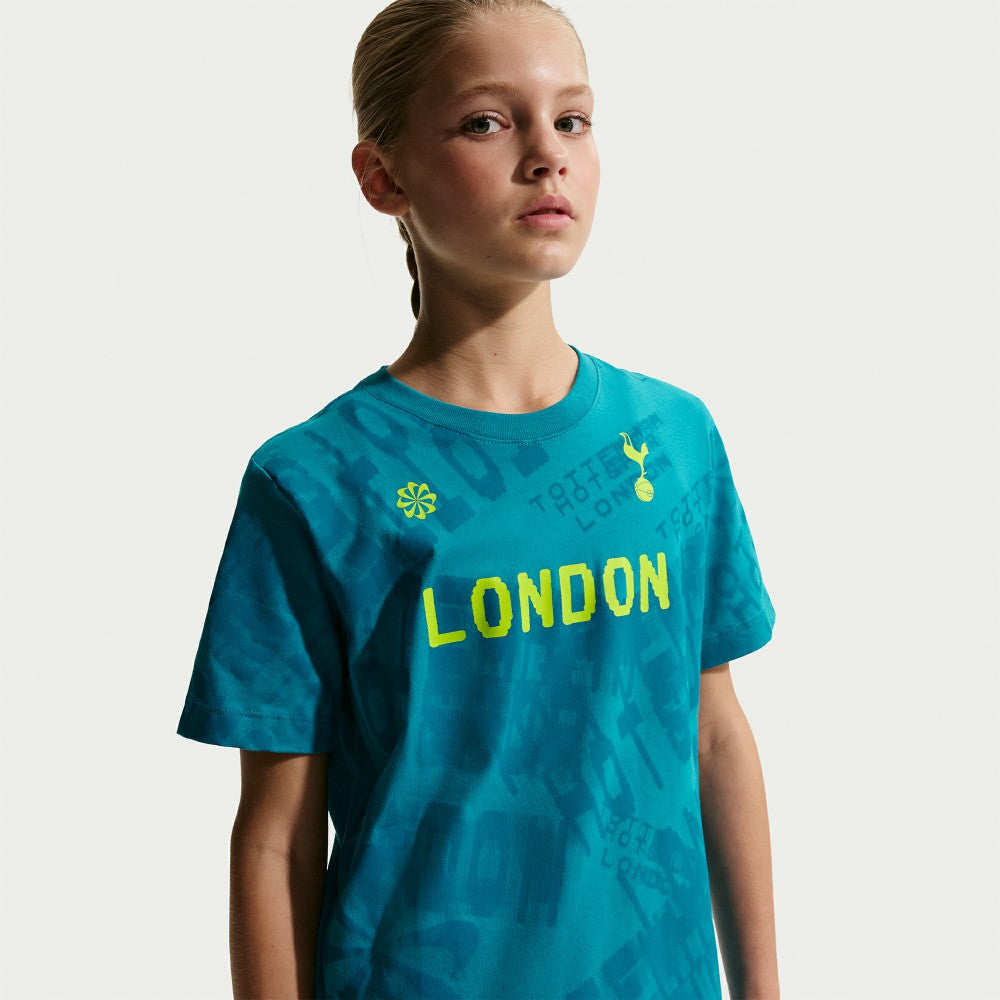 Tottenham Hotspur Youth 2025/26 London T-Shirt Sale - Blue 