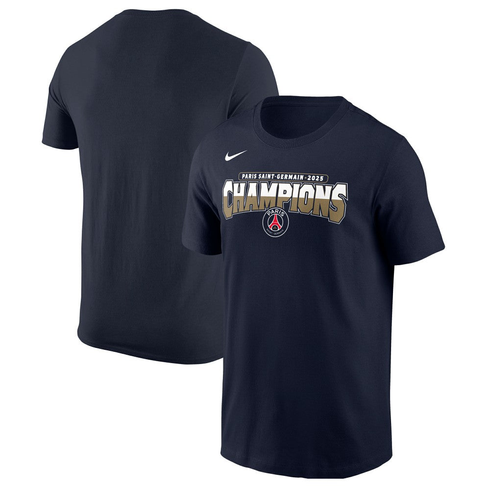 Paris Saint-Germain 2025 Champions League Winners Core T-Shirt on sale - Navy 