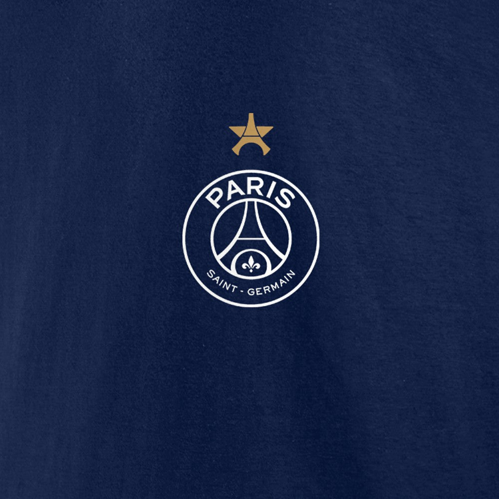 Paris Saint-Germain 2025 Champions League Winners Eiffel Star T-Shirt on sale - Navy 