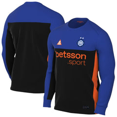 Inter Milan 2025/26 Stadium Replica Long Sleeve Jersey Discount - Blue 