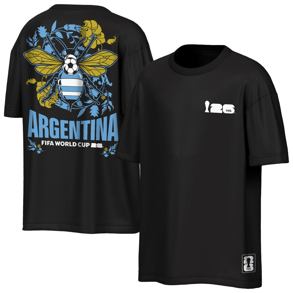 Outerstuff FIFA World Cup 2026 Rally Oversized 2-Hit T-Shirt for sale - Black 