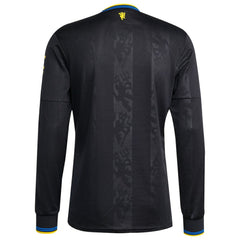 Manchester United 2025/26 Third Replica Long Sleeve Jersey Discount - Black 