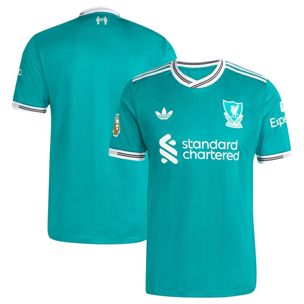 Liverpool 2025/26 Third Jersey with Patch Discount - Green 