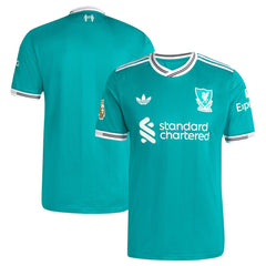 Liverpool 2025/26 Third Jersey with Patch Discount - Green 