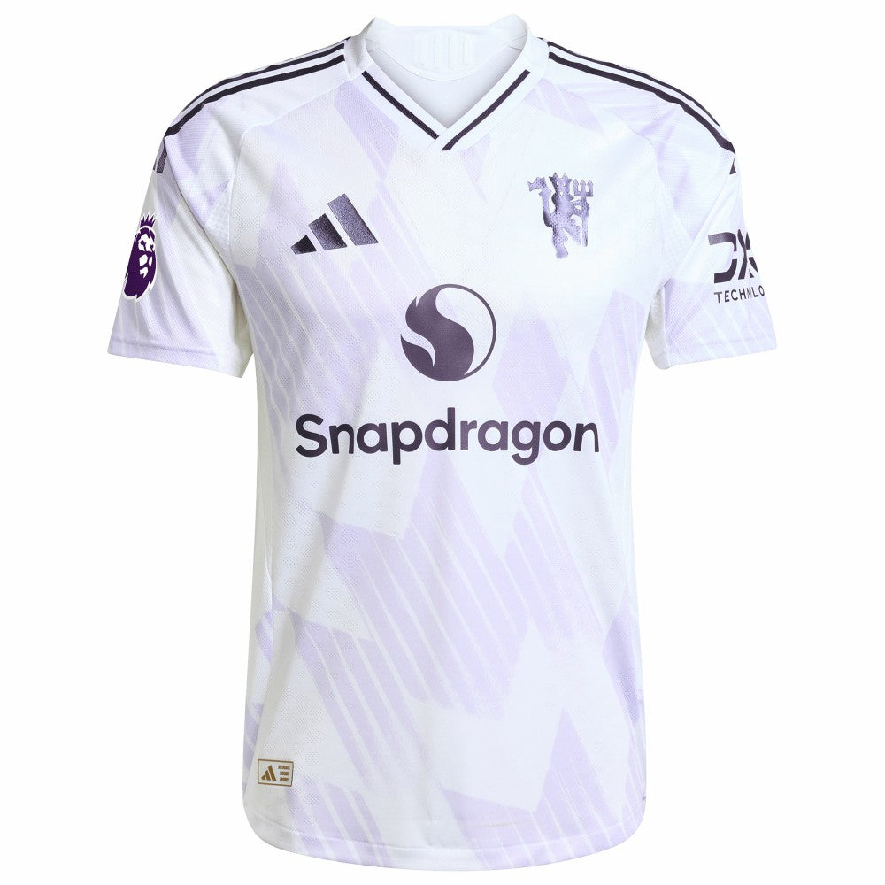 Alejandro Garnacho Manchester United 2025/26 Away Player Jersey Discount - White 