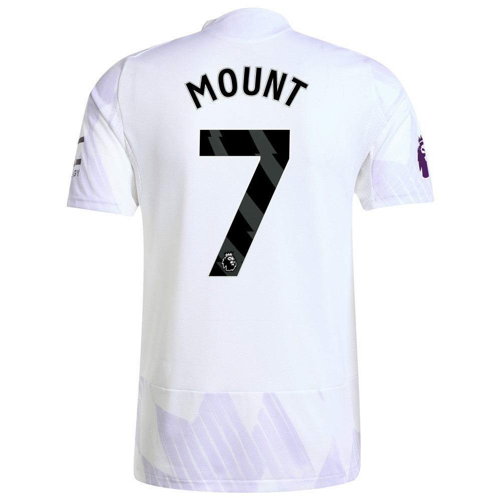 Mason Mount Manchester United 2025/26 Away Player Jersey Discount - White 