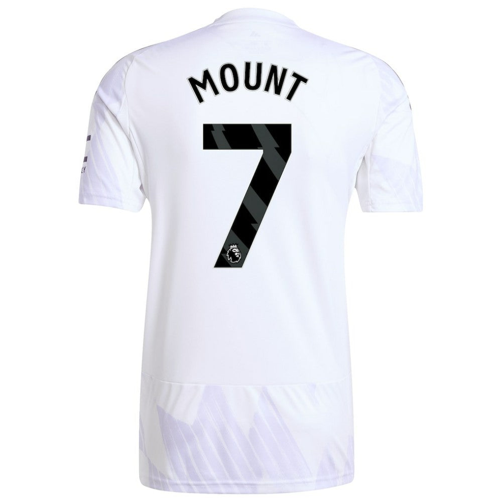 Mason Mount Manchester United 2025/26 Away Replica Player Jersey Discount - White 