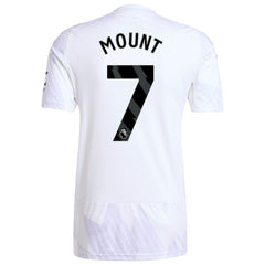 Mason Mount Manchester United 2025/26 Away Replica Player Jersey Discount - White 