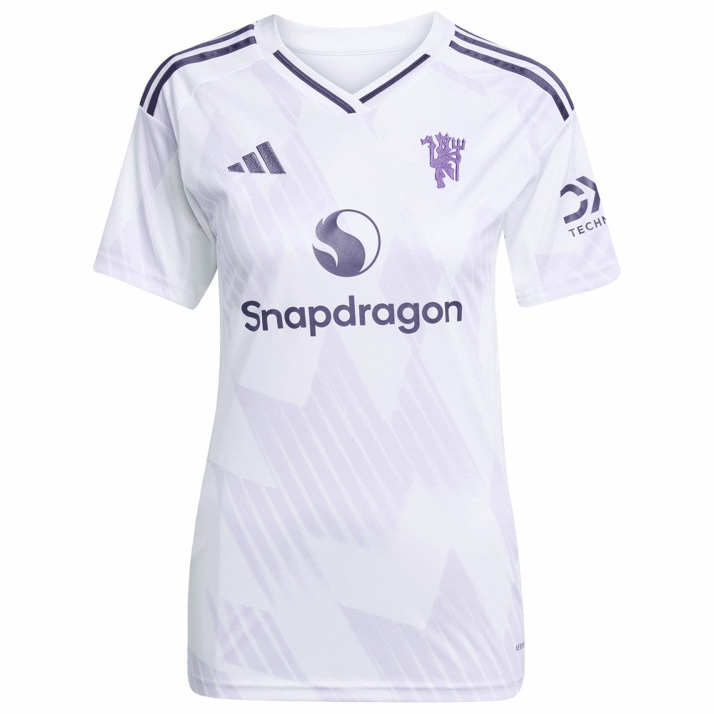 Bruno Fernandes Manchester United Women's 2025/26 Away Replica Player Jersey Discount - White 