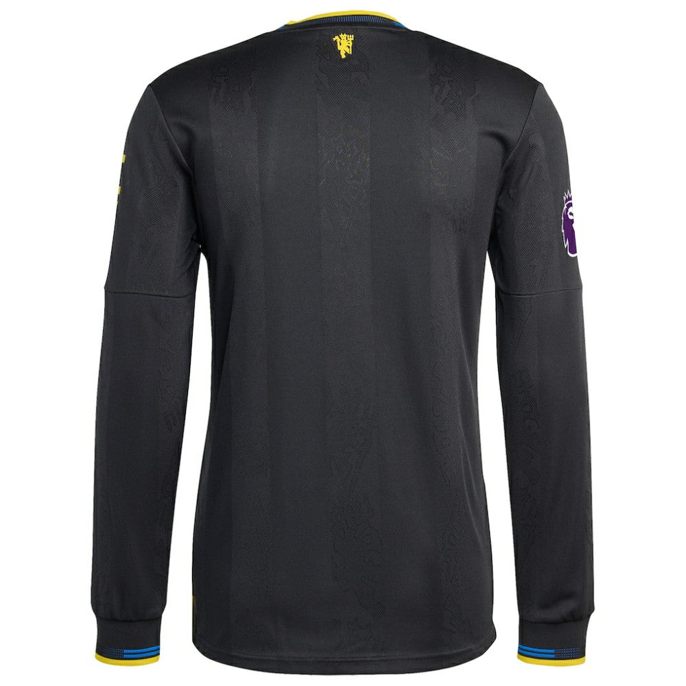 Manchester United 2025/26 Third Long Sleeve Jersey Discount - Black 