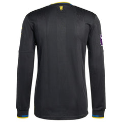 Manchester United 2025/26 Third Long Sleeve Jersey Discount - Black 