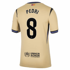 Pedri Barcelona 2025/26 Away Stadium Replica Jersey on sale - Gold 
