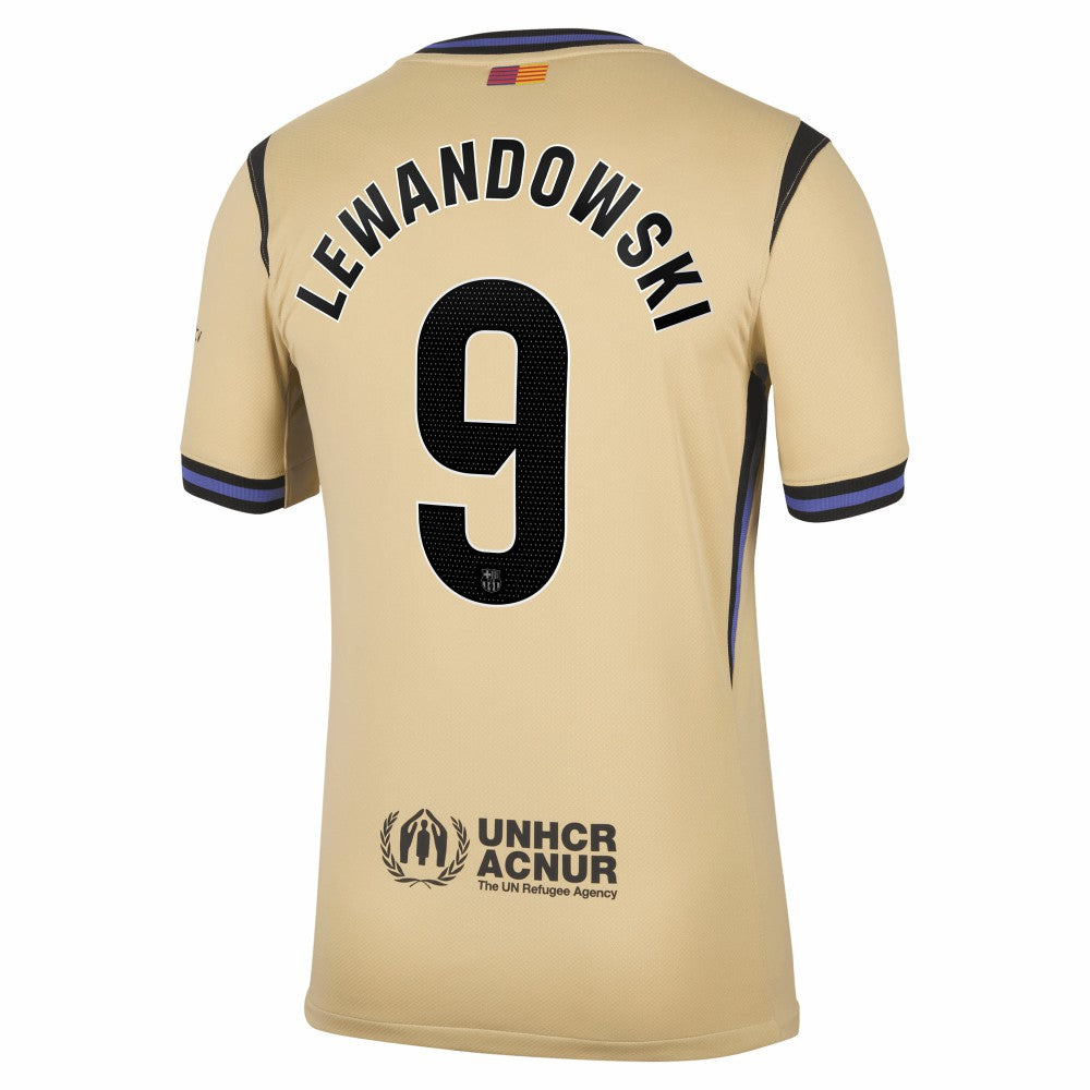 Robert Lewandowski Barcelona 2025/26 Away Stadium Replica Jersey on sale - Gold 