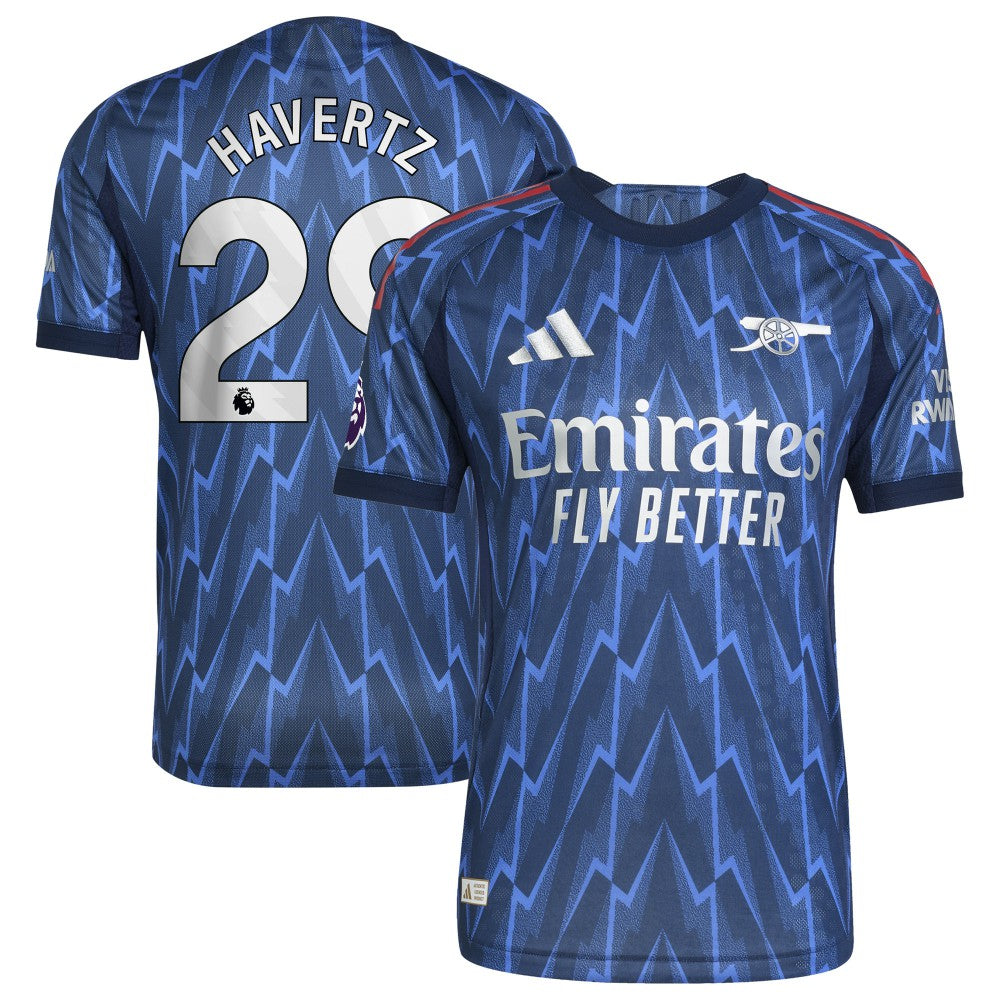 Kai Havertz Arsenal 2025/26 Away Player Jersey on sale - Blue 