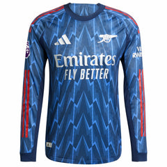 Kai Havertz Arsenal 2025/26 Away Long Sleeve Player Jersey on sale - Blue 