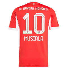 Jamal Musiala Bayern Munich Home 2025/26 Replica Player Jersey on sale - Red 