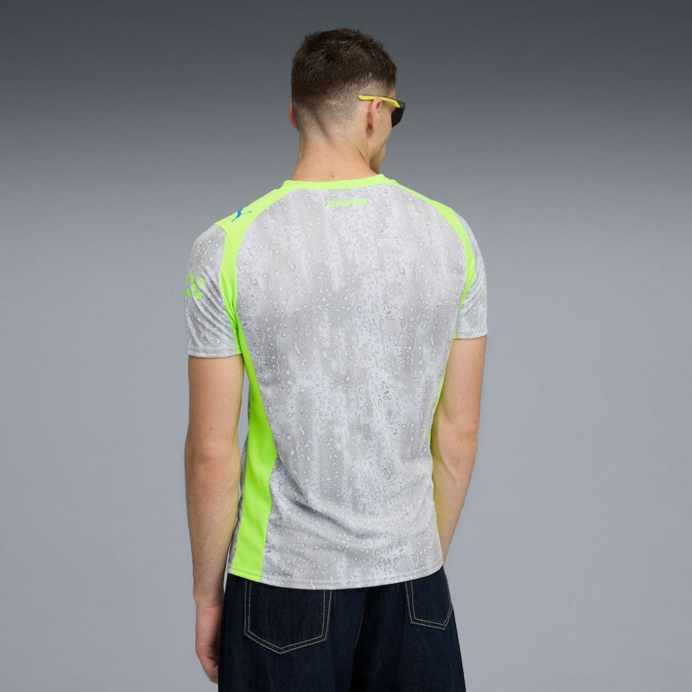 Manchester City 2025/26 Third Replica Jersey Discount - Gray/Neon Green 