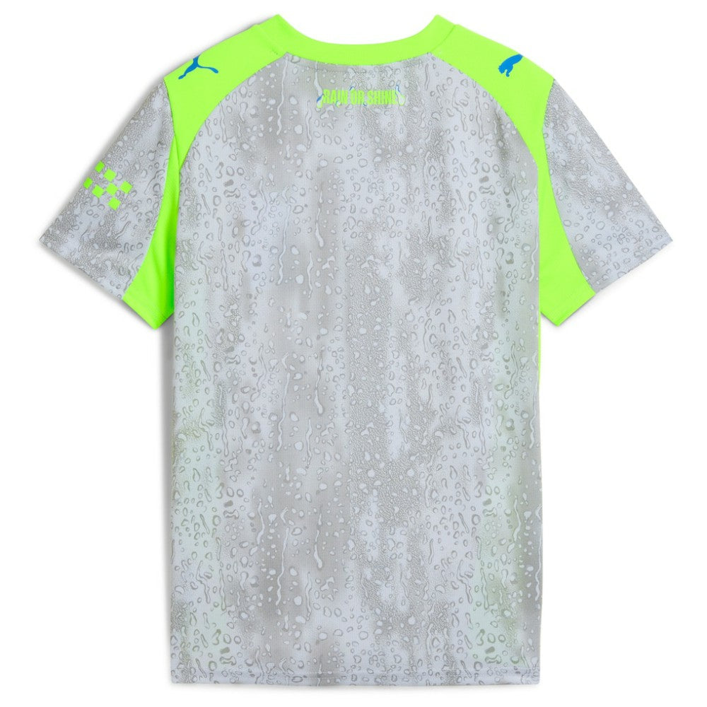 Manchester City Youth 2025/26 Third Replica Jersey Discount - Green/Neon Green 