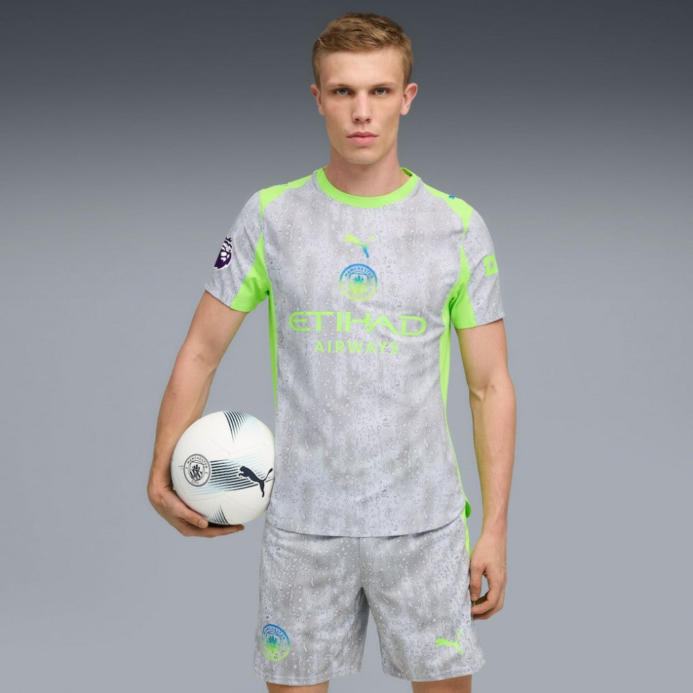 Manchester City 2025/26 Third Jersey Discount - Green/Neon Green 