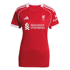 Virgil van Dijk Liverpool Women's 2025/26 Home Replica Jersey Discount - Red 