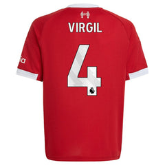 Virgil van Dijk Liverpool Youth 2025/26 Home Replica Jersey Discount - Red 
