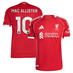 Alexis Mac Allister Liverpool  2025/26 Home Jersey Discount - Red 