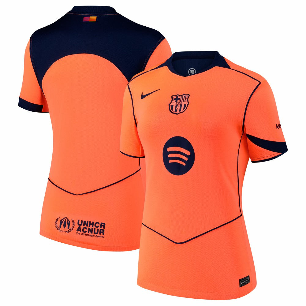 Barcelona Women's 2025/26 Third Replica Jersey on sale - Orange 