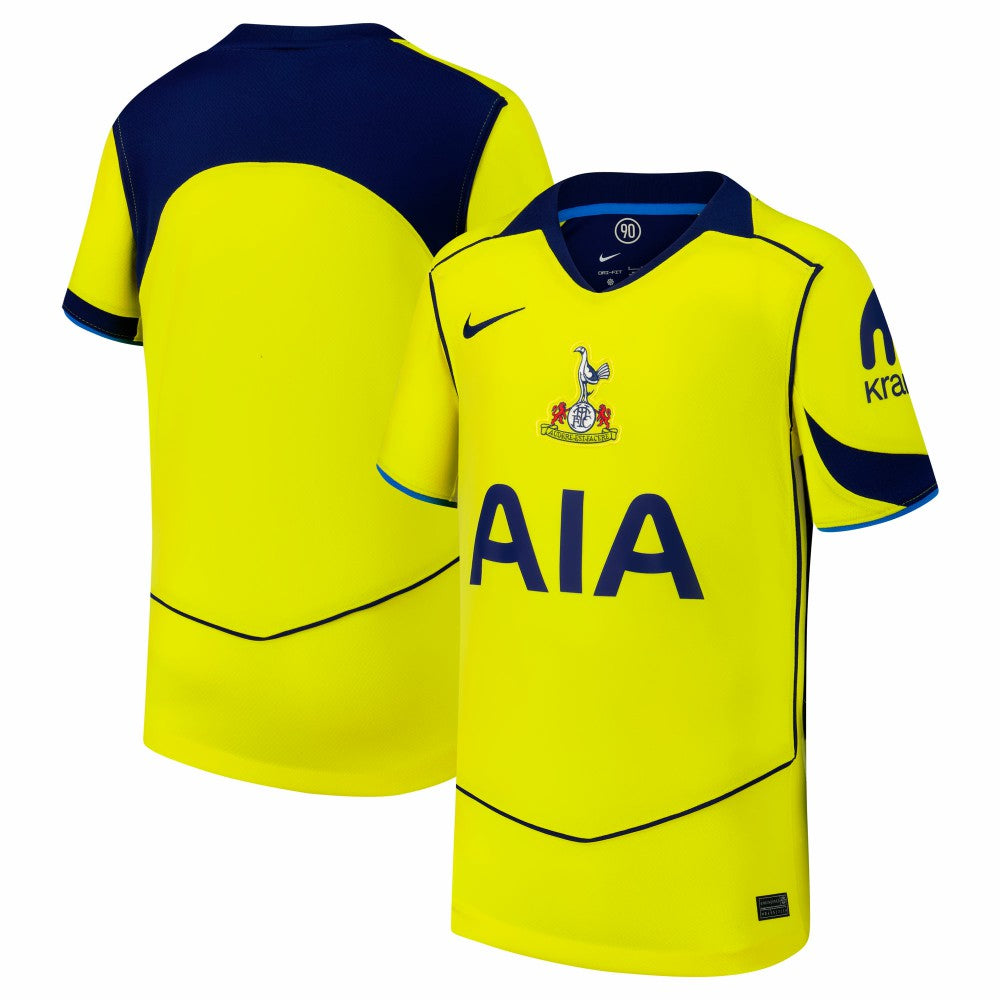 Tottenham Hotspur Youth 2025/26 Third Replica Jersey Sale - Yellow 