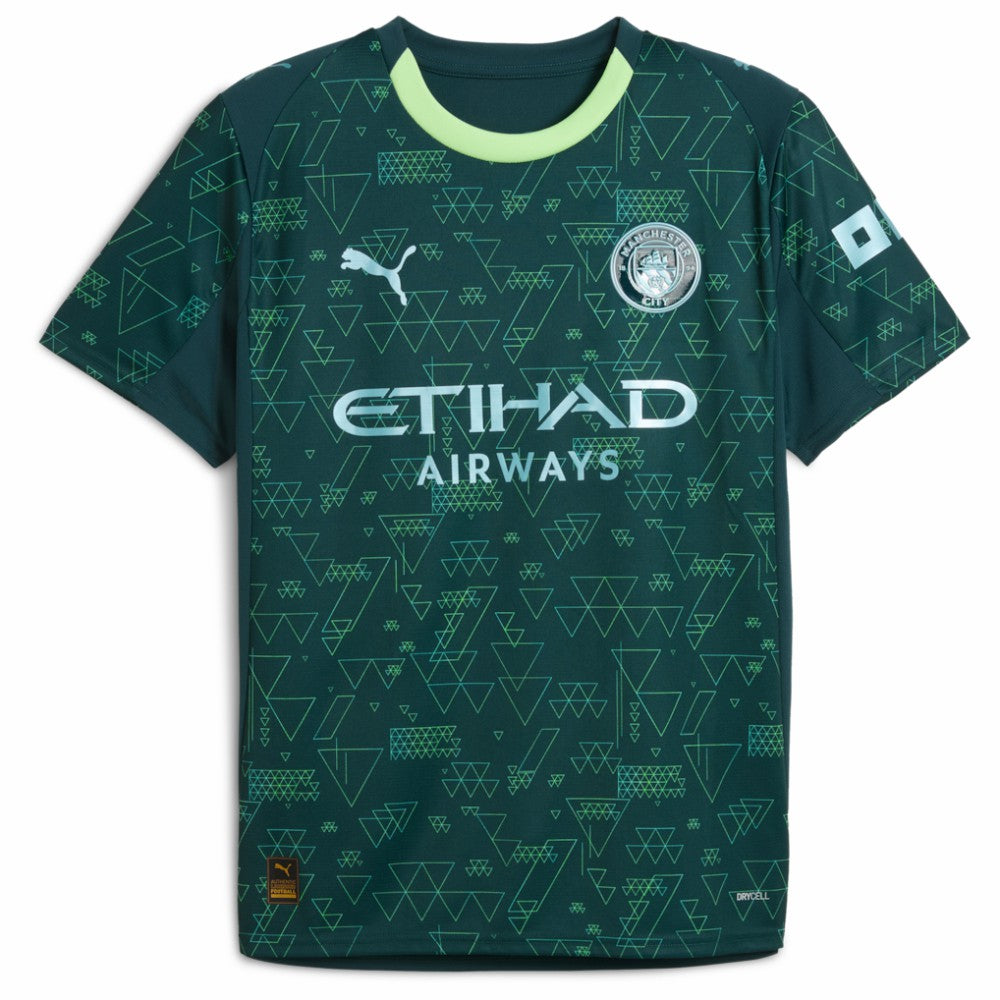 Manchester City x EA SPORTS FC 2025/26 Fourth Jersey Discount - Green 