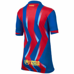 Barcelona Youth 2025/26 Fourth Replica Jersey on sale - Blue 
