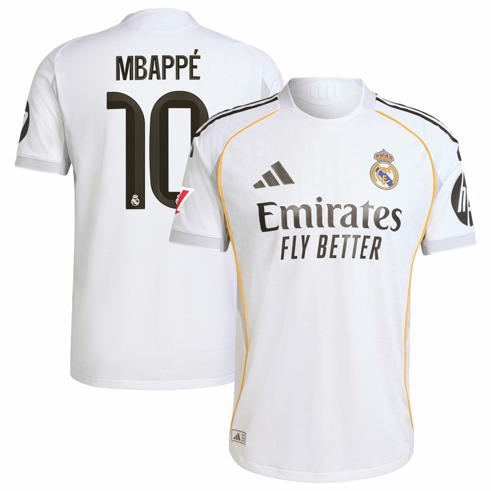 Kylian Mbappé Real Madrid 2025/26 Home Player Jersey Discount - White 