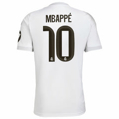 Kylian Mbappé Real Madrid 2025/26 Home Replica Player Jersey Discount - White 
