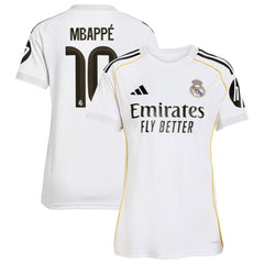 Kylian Mbappé Real Madrid Women's 2025/26 Home Replica Player Jersey Discount - White 