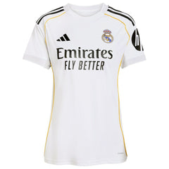 Kylian Mbappé Real Madrid Women's 2025/26 Home Replica Player Jersey Discount - White 