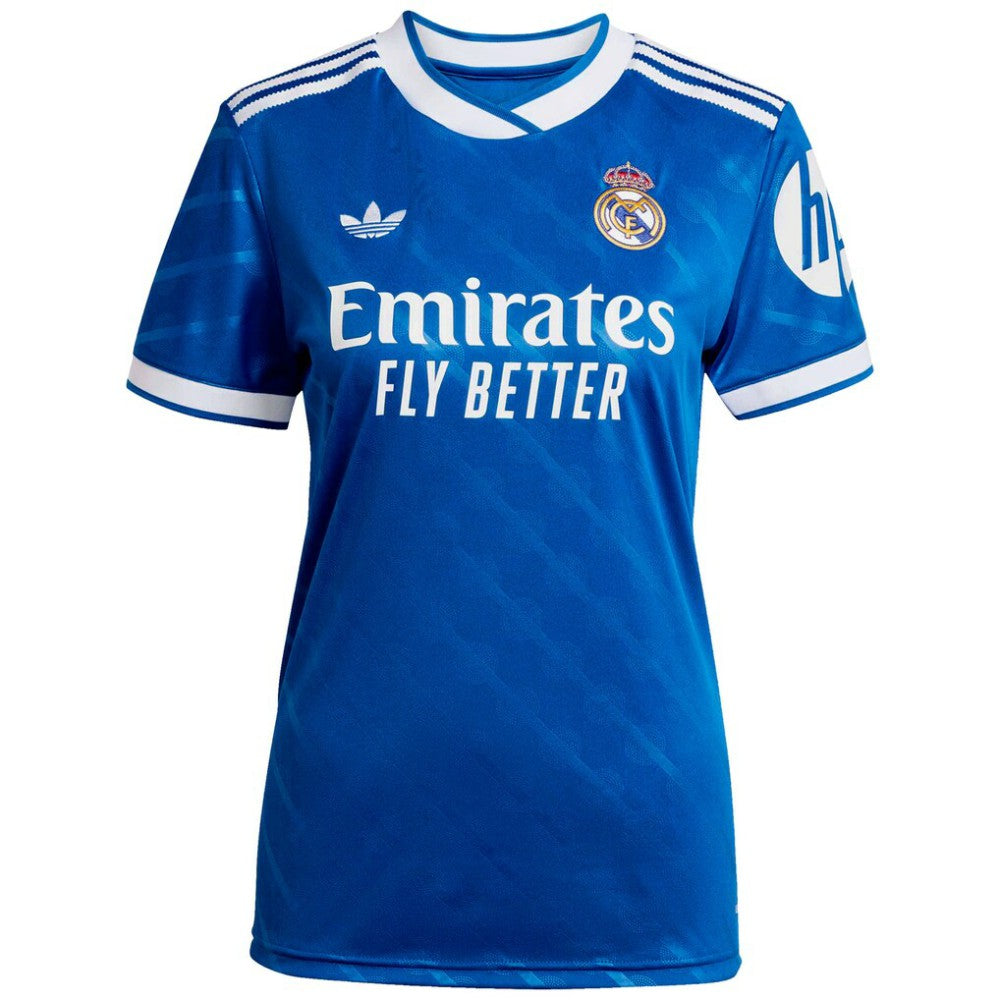Kylian Mbappé Real Madrid Women's 2025/26 Third Replica Player Jersey Discount - Blue 
